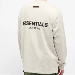 Fear of God - Essentials Oatmeal Long Sleeve T-Shirt